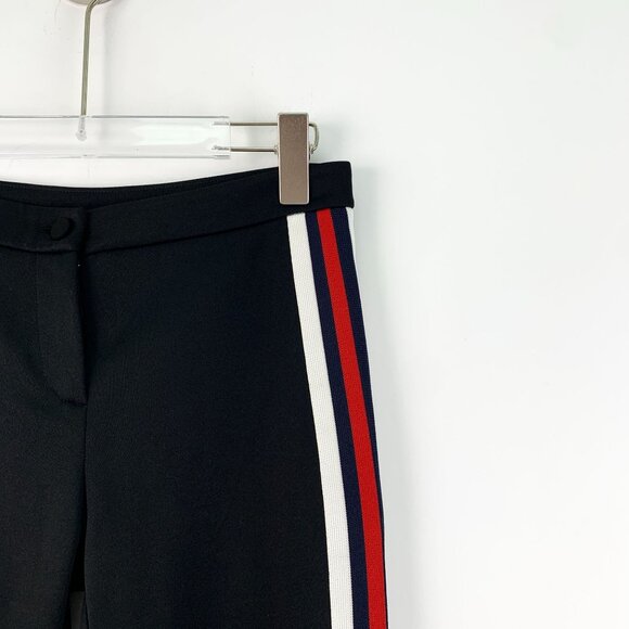 Gucci Black Side Striped Casual Pants With Red & White Stripes XS - Picture 7 of 8
